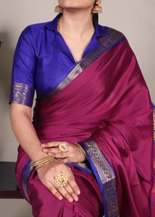 Zari Weaving Silk Saree Under Budget