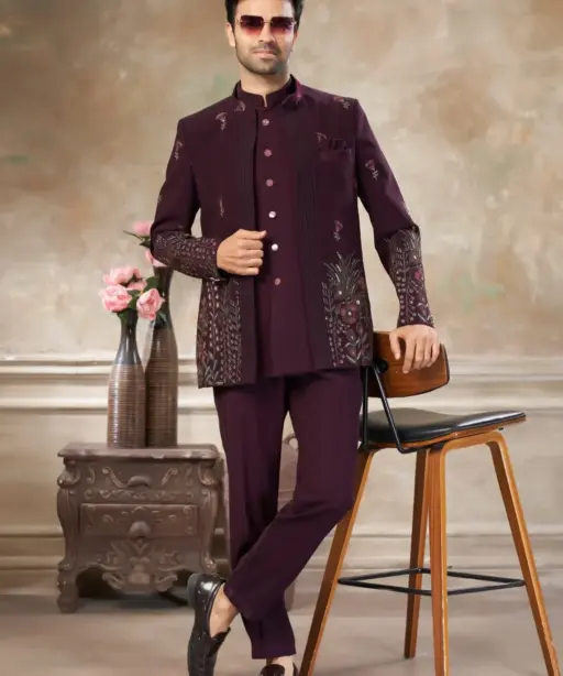 3 piece Jodhpuri Suit for Men