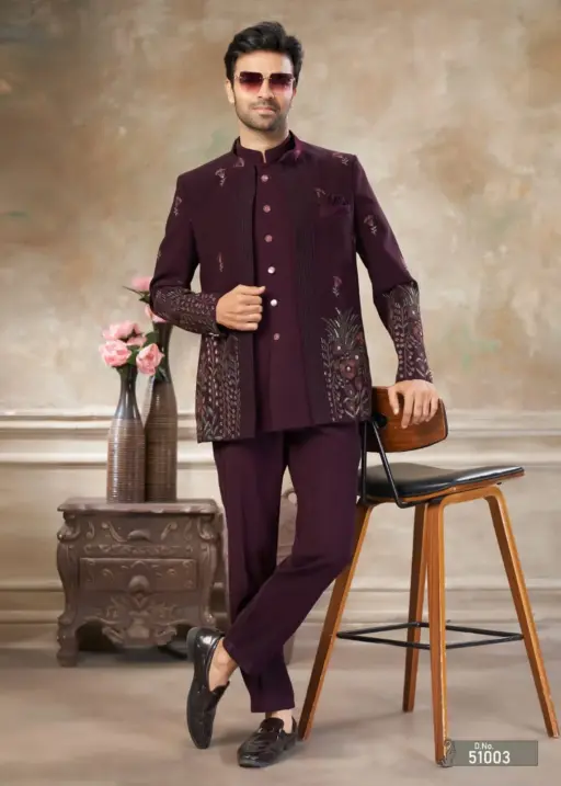 3 piece Jodhpuri Suit for Men