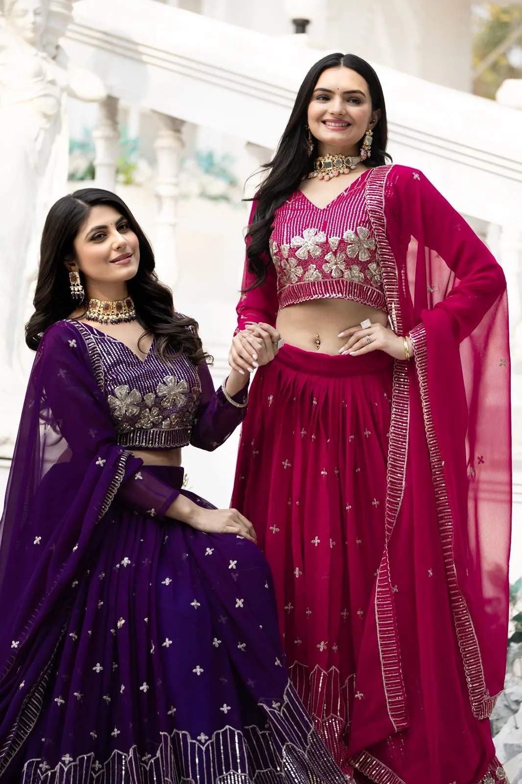 Bollywood Style Readymade Lehenga Choli Under 2000 - Image 3