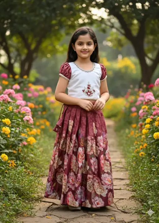 Festive wear Lehenga Set for Small Girls