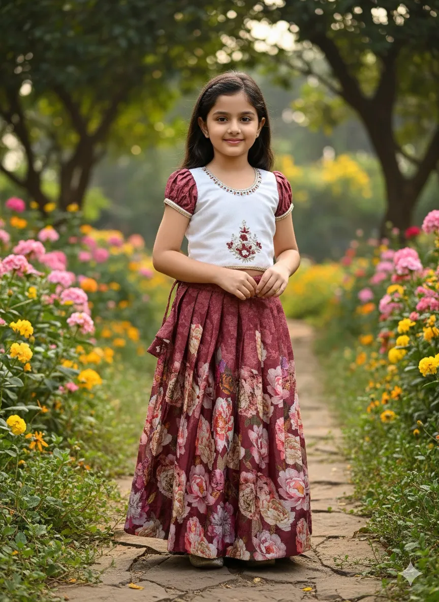 Festive wear Lehenga Set for Small Girls