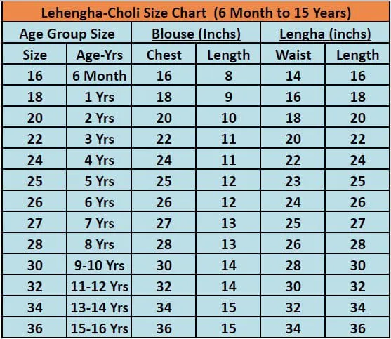 Festive wear Lehenga Set for Small Girls - Image 4