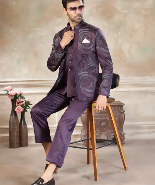 Jodhpuri Style Kurta For Men