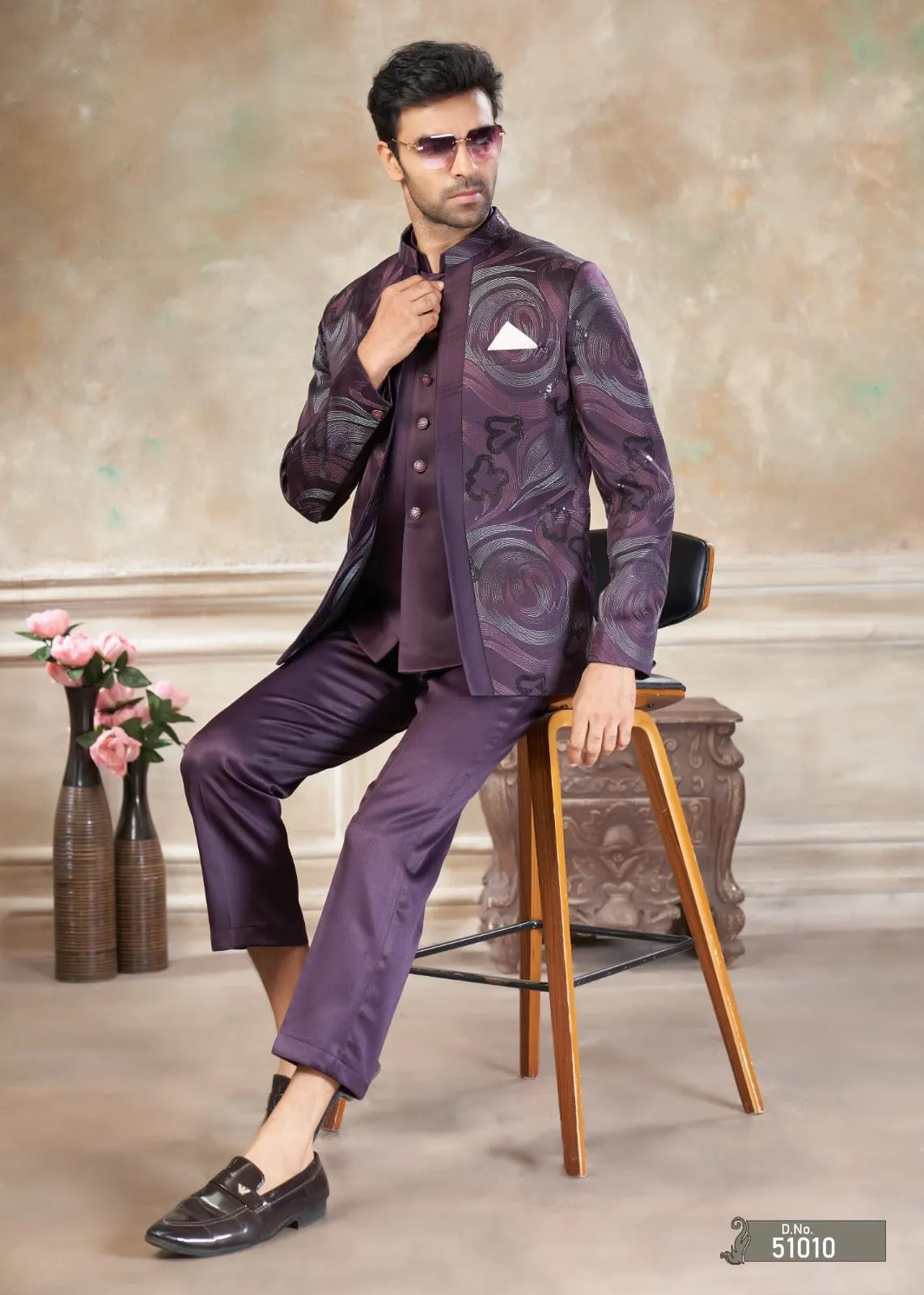 Jodhpuri Style Kurta For Men