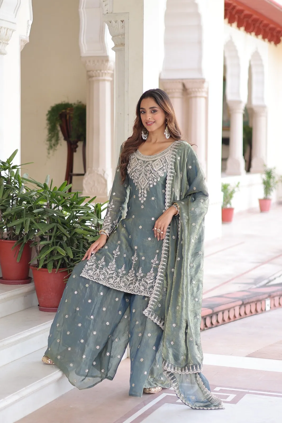 Premium Pakistani Sharara Dress for Wedding - Image 2