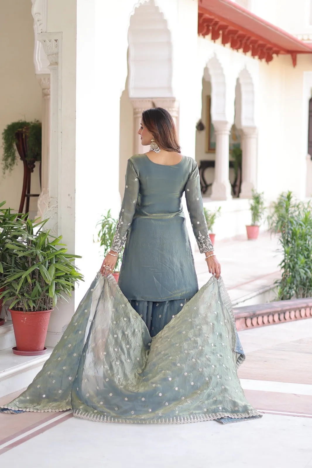 Premium Pakistani Sharara Dress for Wedding - Image 3