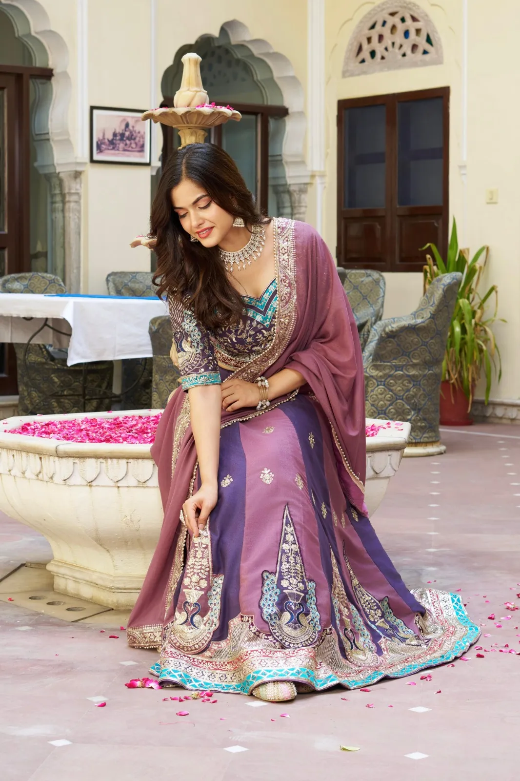Stylish Embroidered Readymade Lehenga for Ladies - Image 3