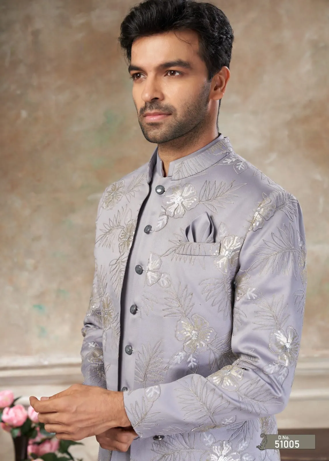 Stylish Men Jodhpuri Blazer Set - Image 2