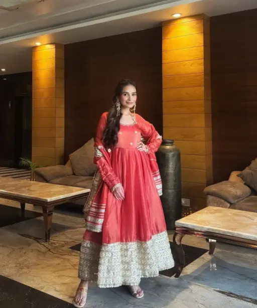 Stylish Wedding Anarkali Set