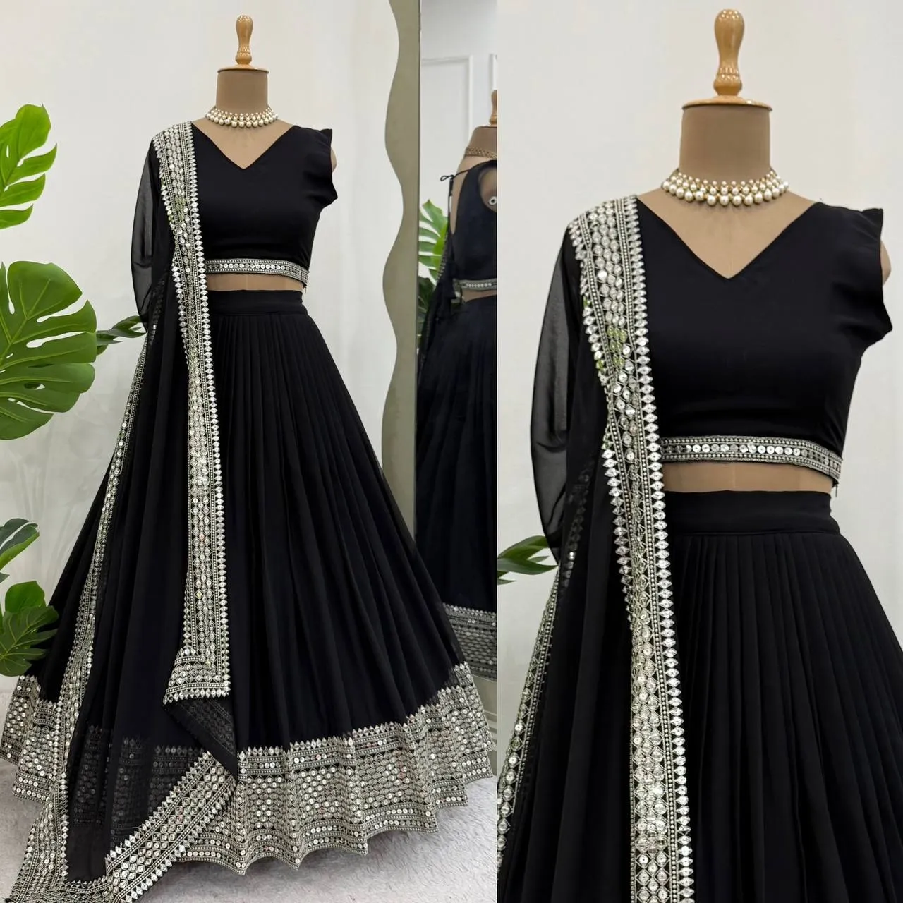 Best Black Lehenga Choli Under 2000 - Image 5