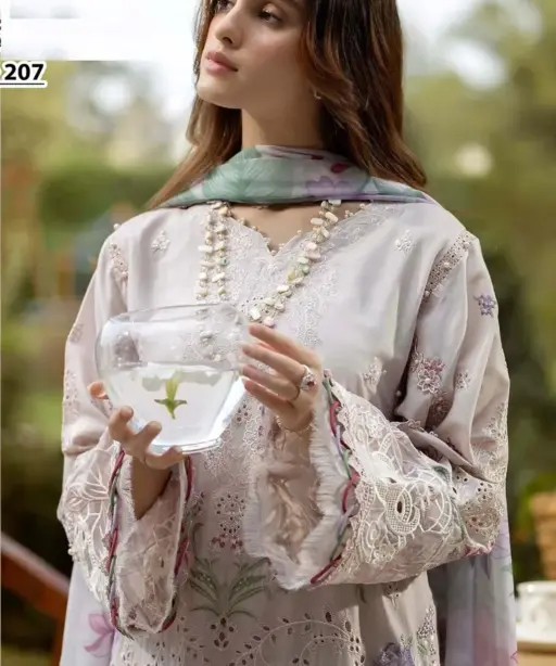 Pakistani Cotton Dress Material for Eid