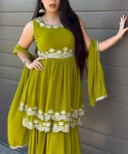 Pista Color Punjabi Suit Set