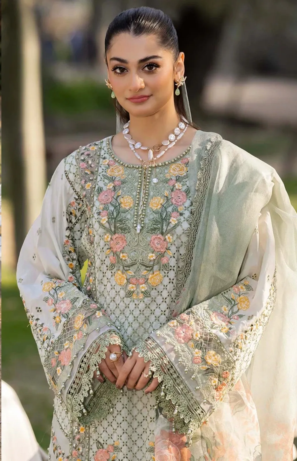 Pista Cotton Pakistani Suit for Women