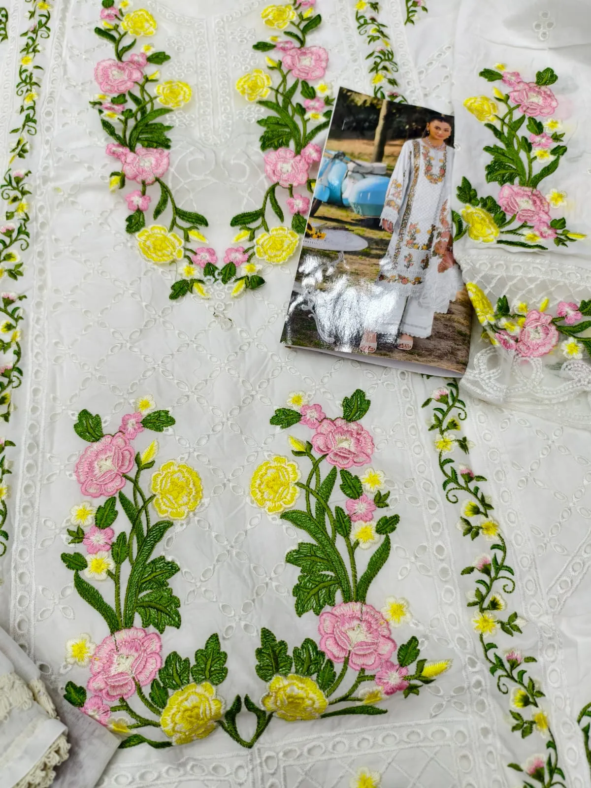 Pista Cotton Pakistani Suit for Women - Image 4