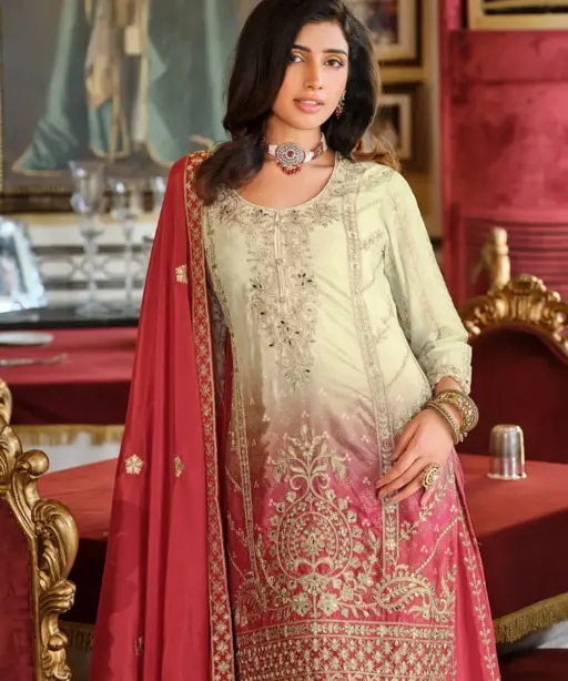 Premium Original Readymade Pakistani Dress Orange