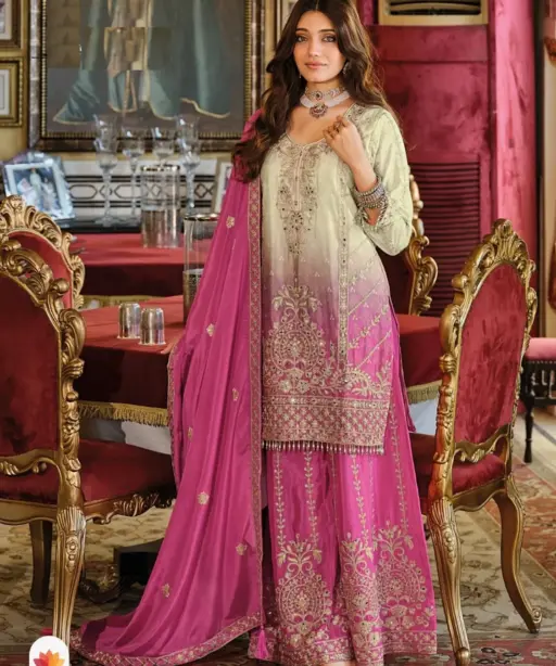Premium Original Readymade Pakistani Dress Pink
