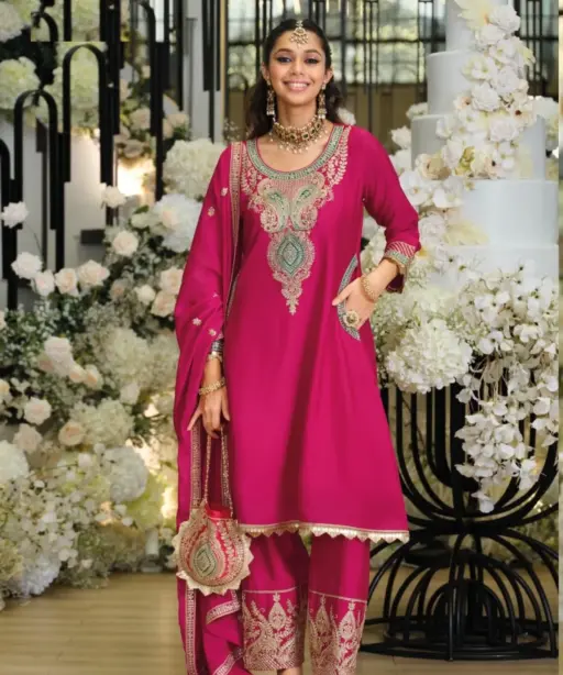 Readymade Eid Dresses Premium Pink
