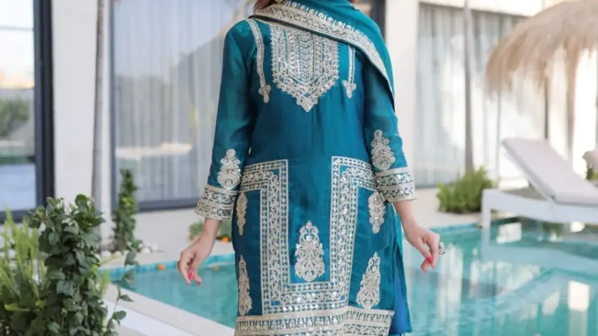 blue and green pakistani dresses Blue & Light Green Pakistani Suit - Buy Trending Blue & Light Green Color  Pakistani Suit at Best Price