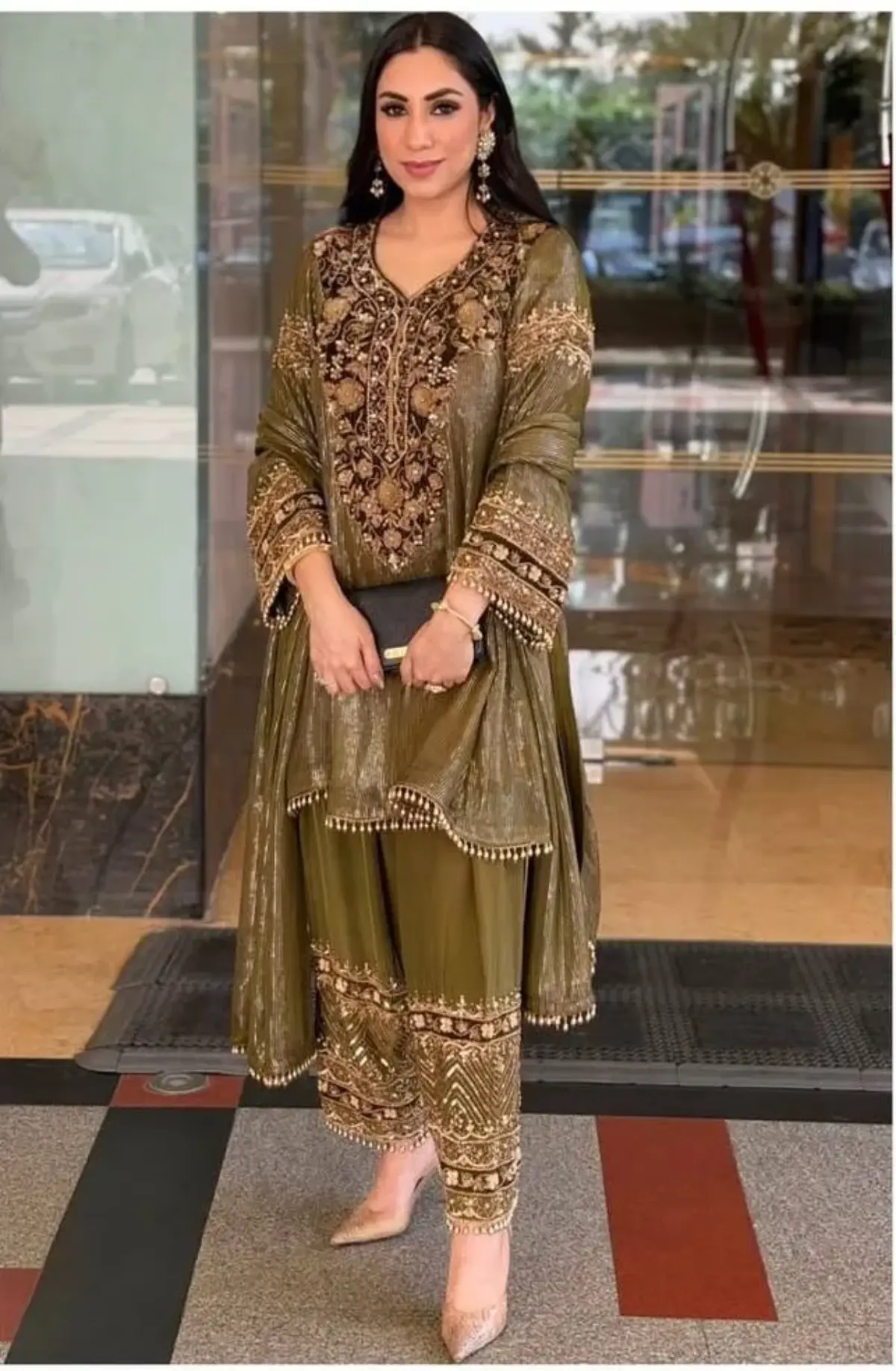 Trending Readymade Embroidery Pakistani Dress for Ramzan Eid - Ethnic Suits