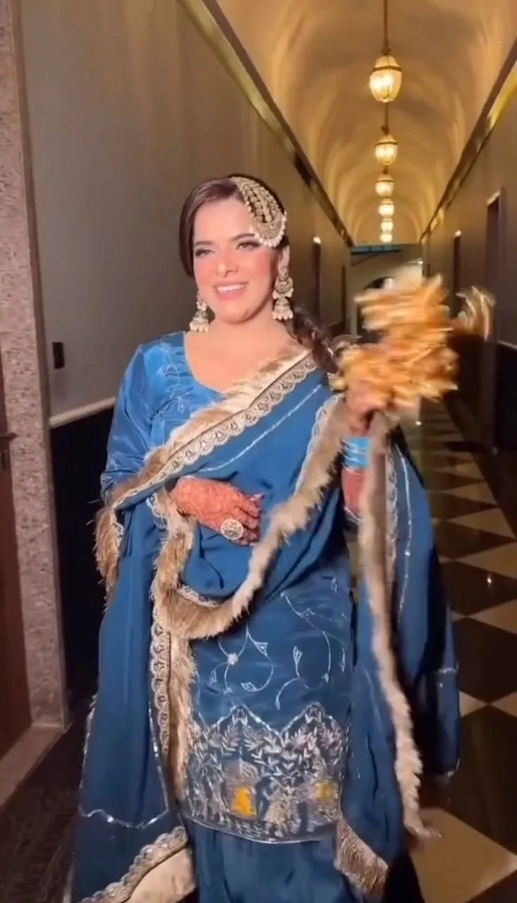 Wedding Blue Skirt Suit