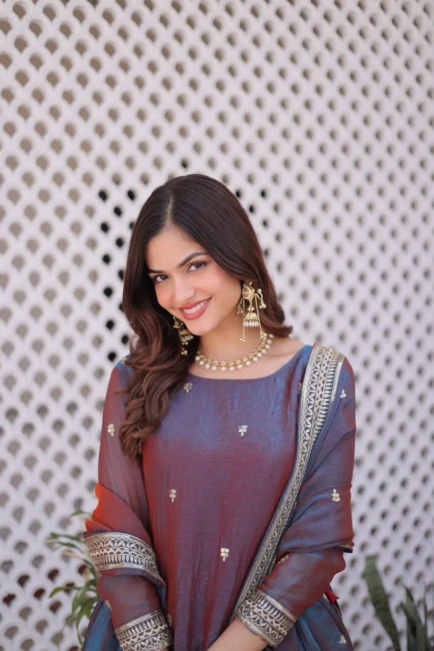 Wedding Special Lehenga with Long Blouse - Image 3