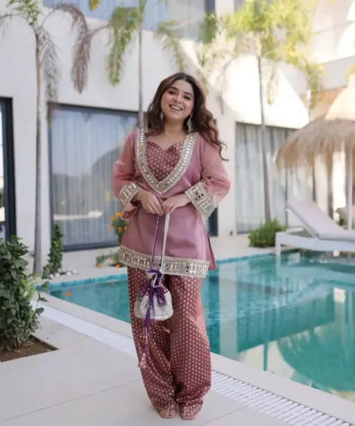 Wedding Wear Co ord Set with Batwa