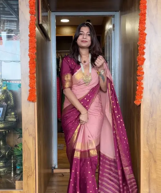 Zip and go Saree for Wedding Pink Color