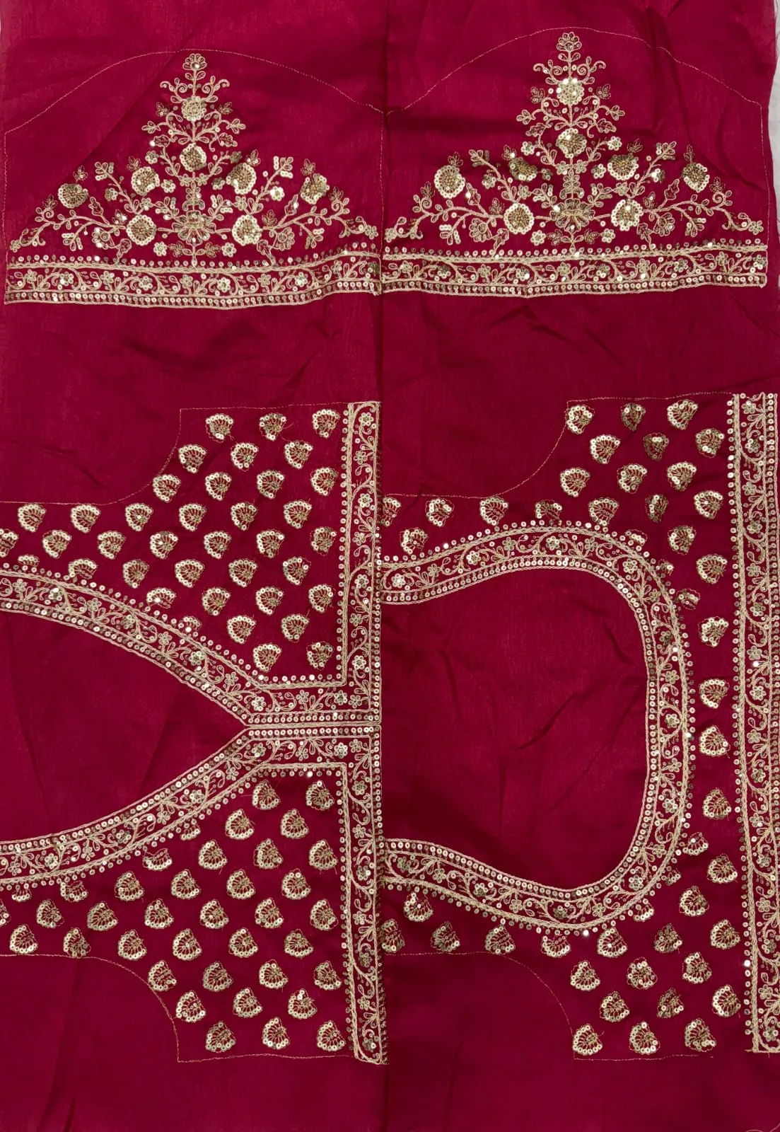 Baby Pink Border Saree for Pooja - Image 3