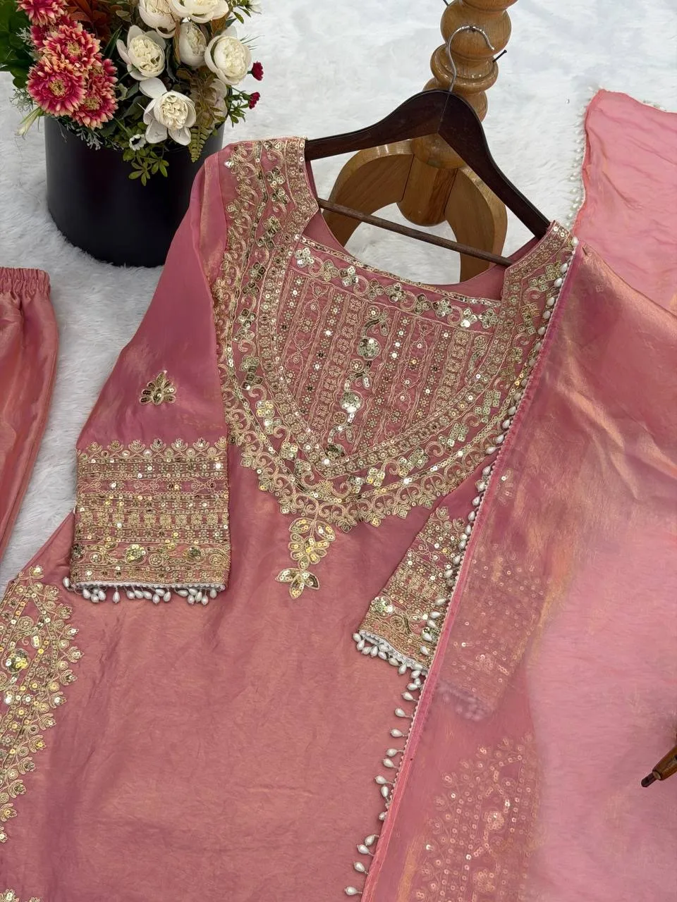 Baby Pink Dress for Women - Image 2