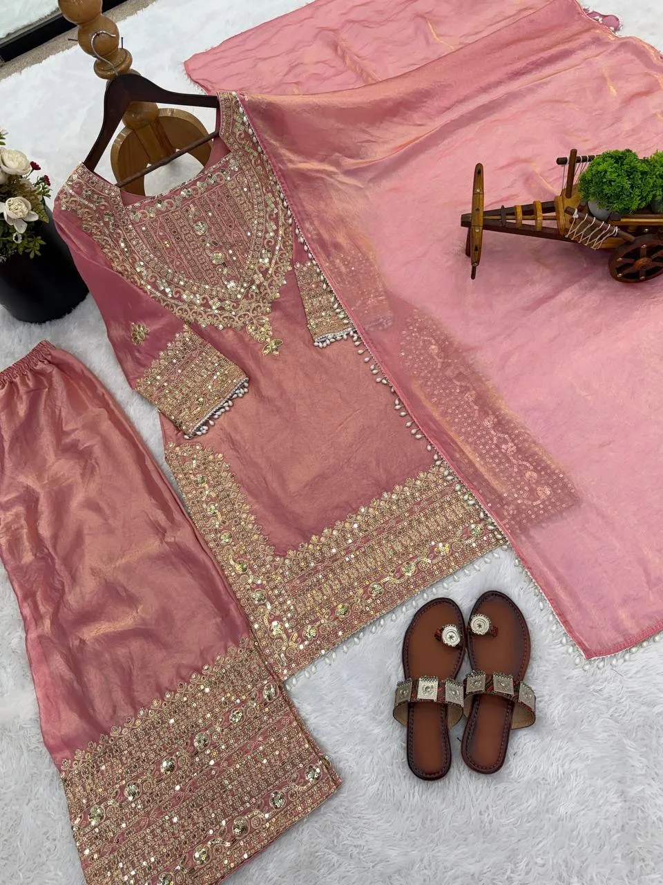 Baby Pink Dress for Women - Image 3