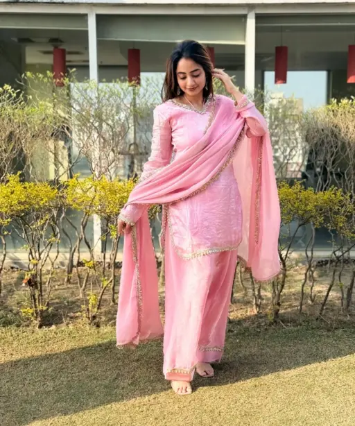 Baby Pink Farsi Salwar Set