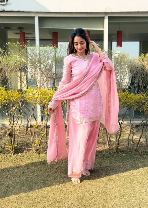 Baby Pink Farsi Salwar Set
