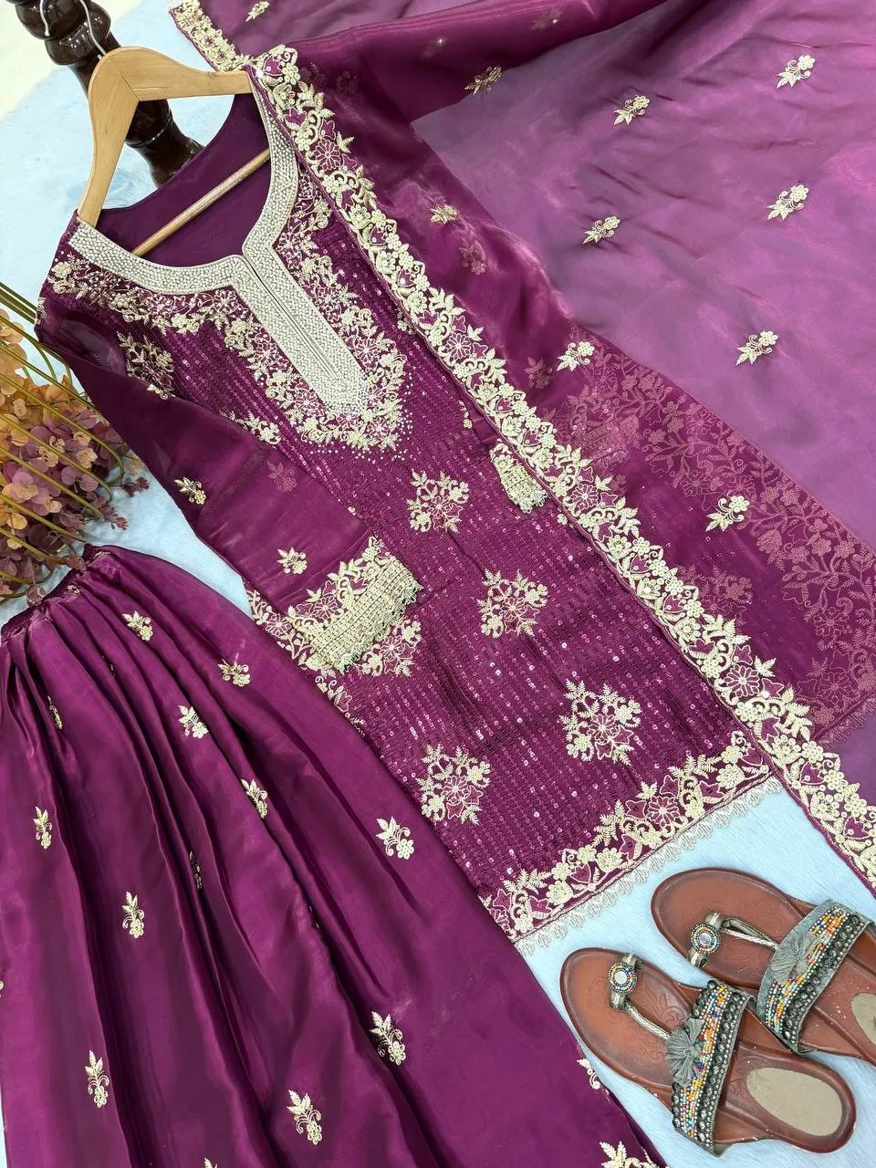 Diamond Work Readymade Eid Dress - Image 2