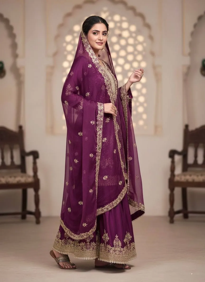 Diamond Work Readymade Eid Dress - Image 5