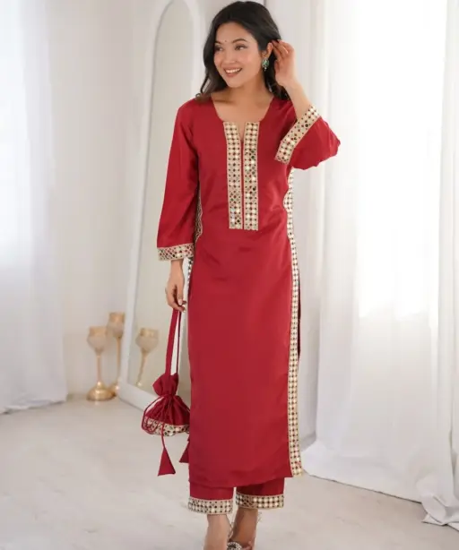 Hania Amir Inspired Mirror Co ord Set with Batwa