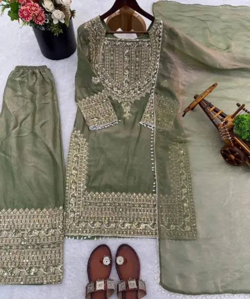 Heavy Embroidery Dress for Eid | Festive Suits