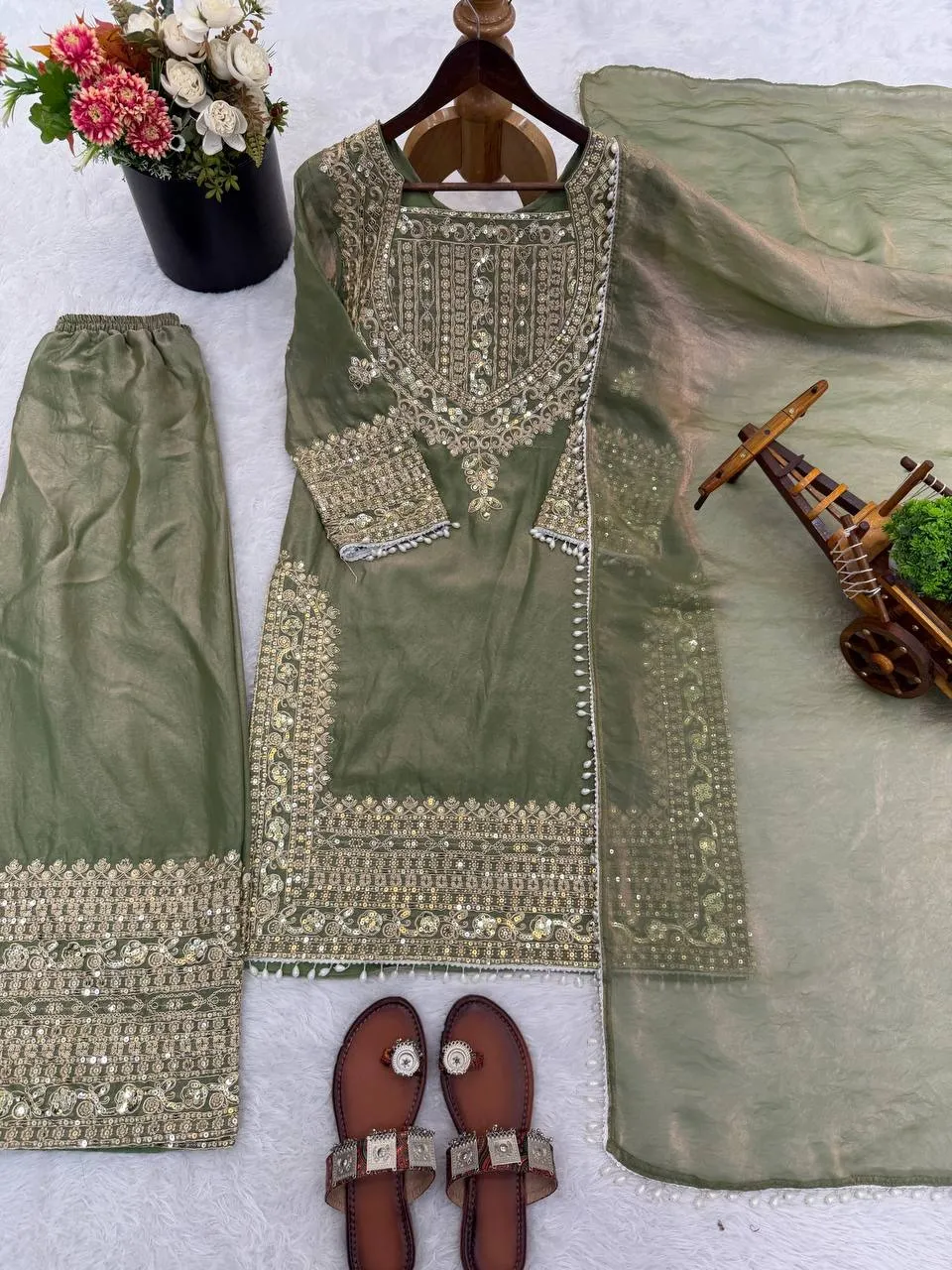 Heavy Embroidery Dress for Eid | Festive Suits