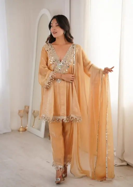 Mirror work Salwar Suit Set