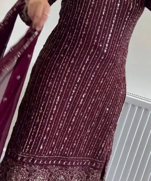 Readymade Straight Purple Suit