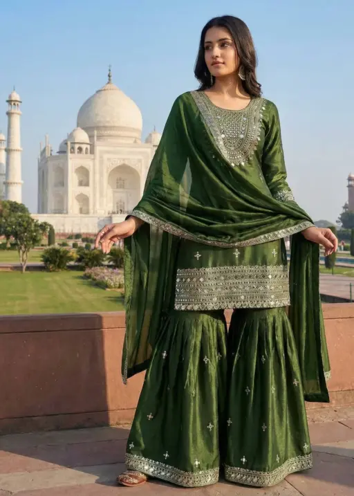 Eid Special Pakistani Garara Salwar Suit