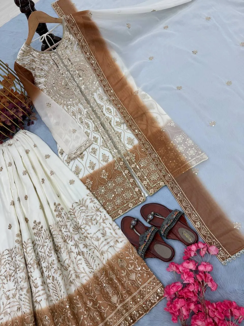 Slit Cut Readymade Eid Dress - Image 4