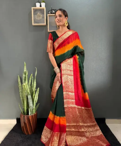 Zip and go Saree for Wedding in Silk