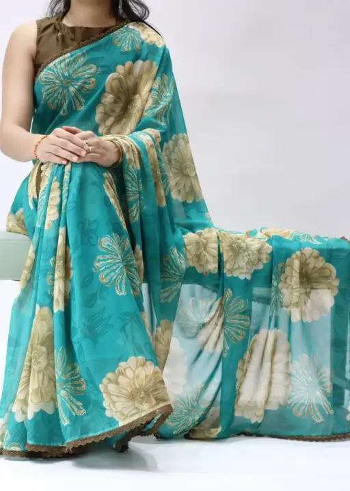 Floral Beautiful saree