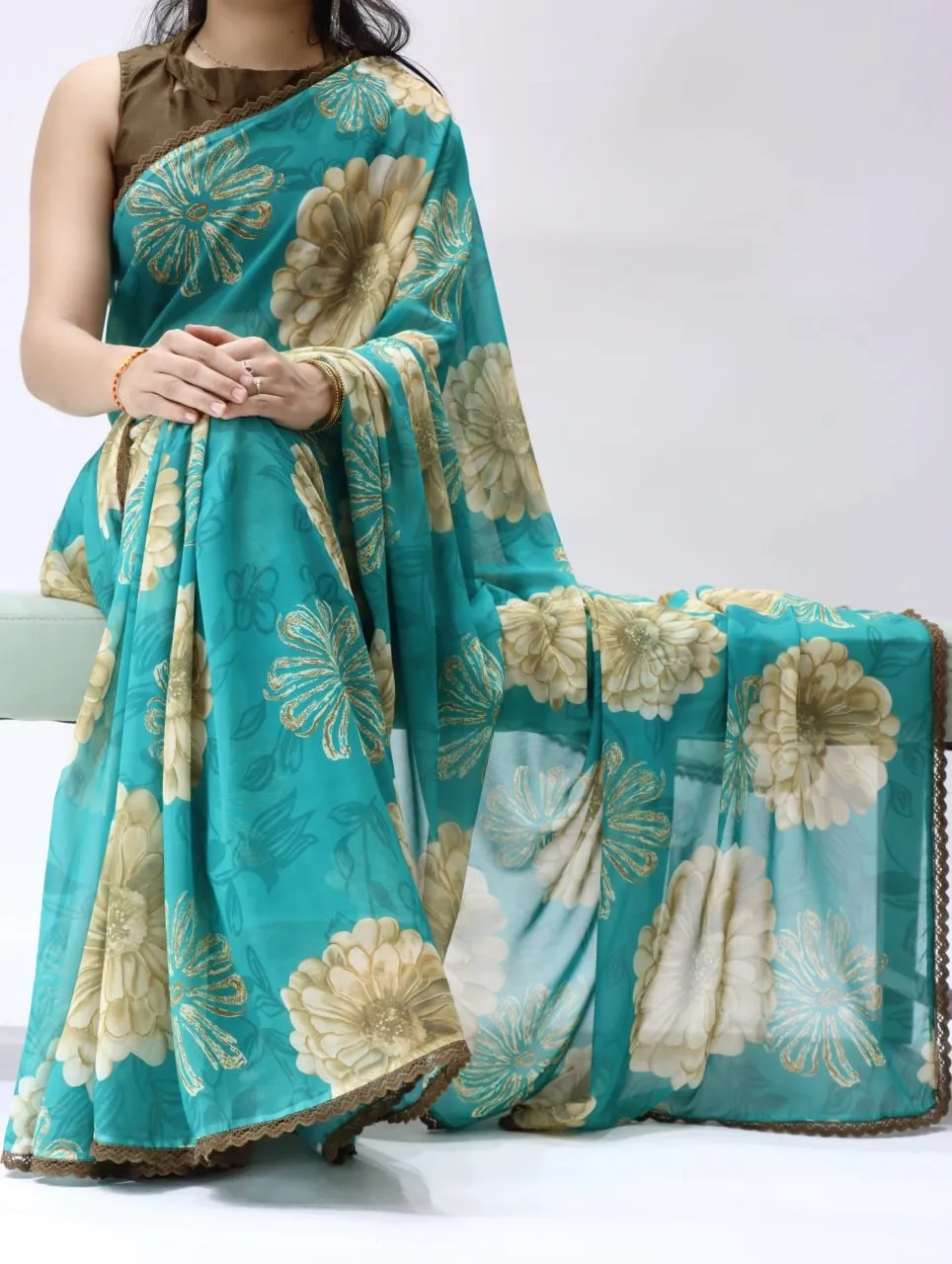 Floral Beautiful saree