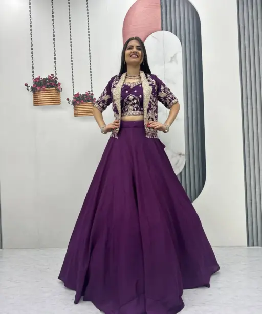 Green Cotton Printed Frill Kurti Frock