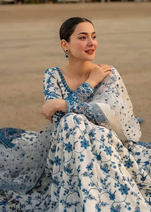 Hania Amir Inspired Anarkali Gown Dress