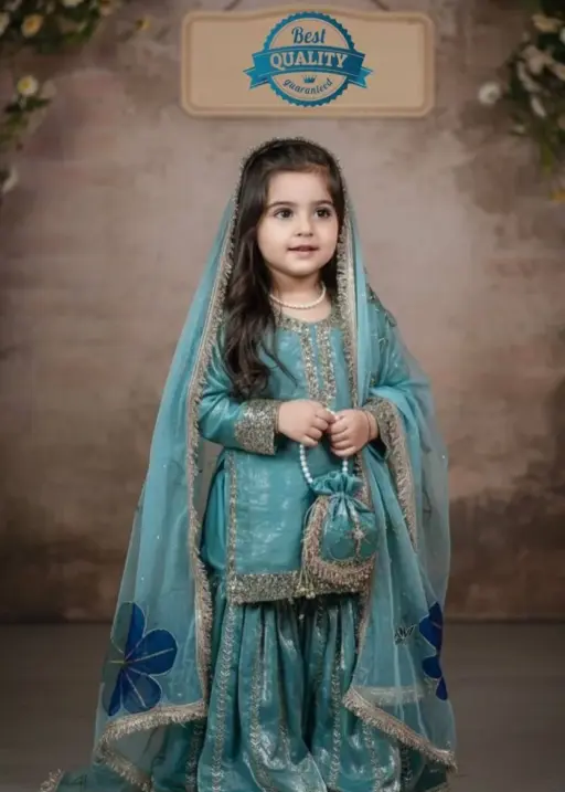 Kids Readymade Sharara Salwar Suit