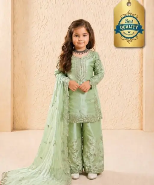 Pista Color Small Kids Readymade Dress