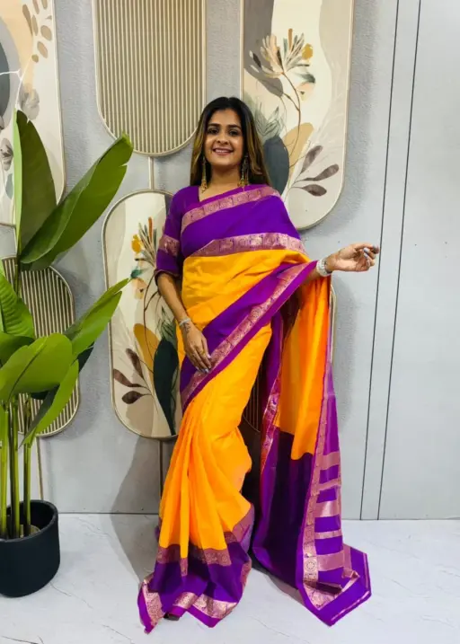 Mysore Silk Zip and Go Saree